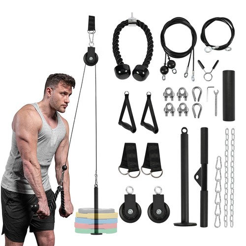 Gym diy pulley cable machine - gym,