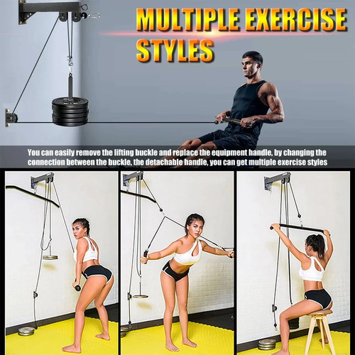Weight cable pulley - system, gym