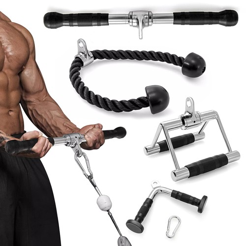 Cable machine attachment set - machine,
